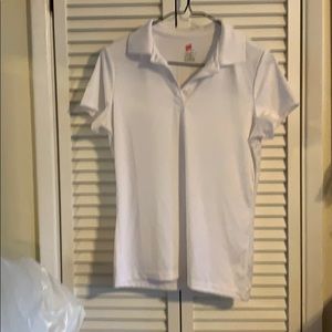 Hanes ladies cool dri size small golf shirt